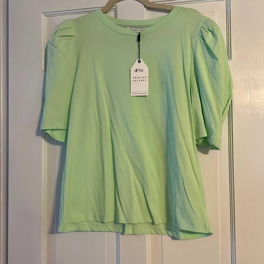 NWT ENGLISH FACTORY SHIRT!